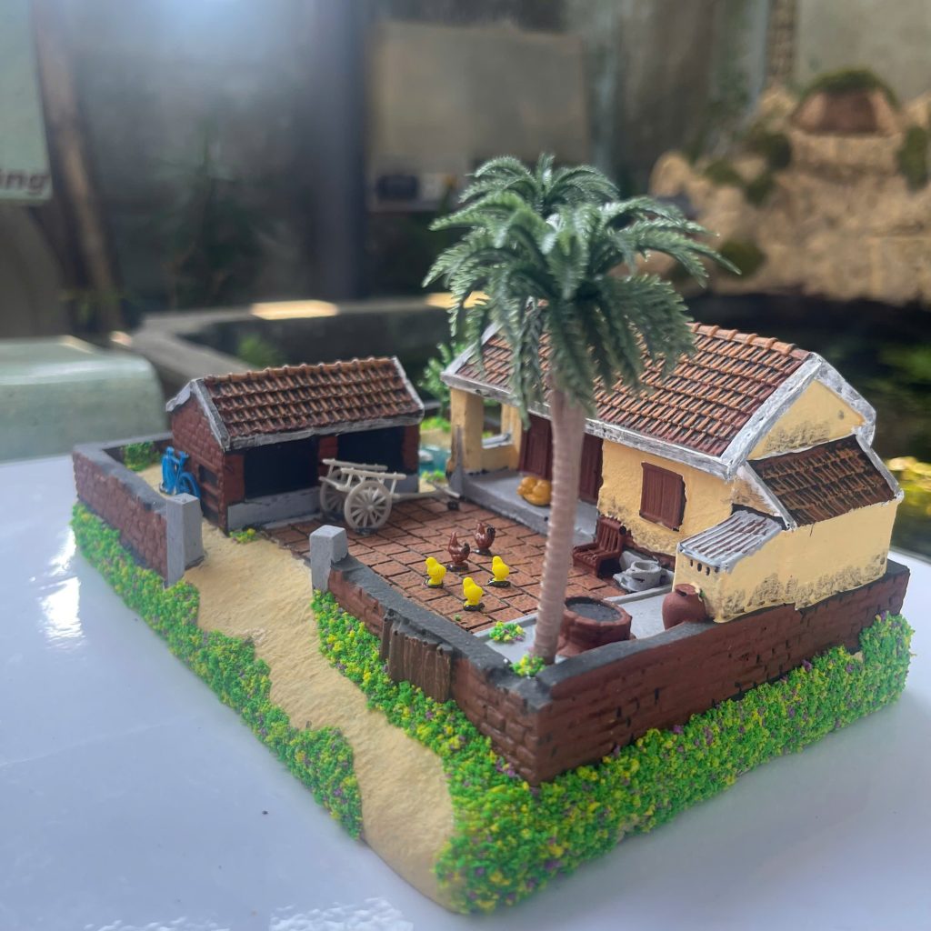 tiểu cảnh nhà nông thôn